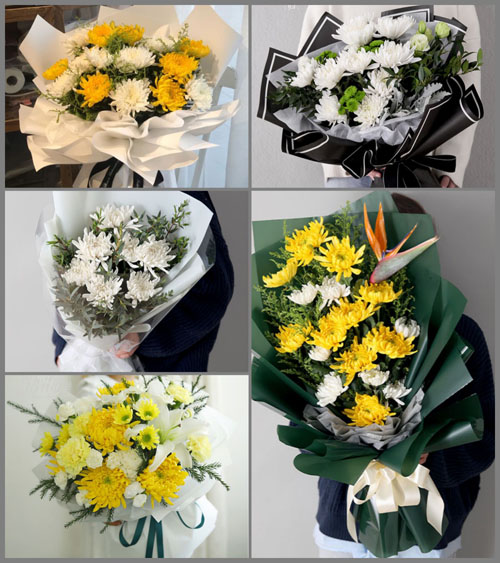 安徽六安市霍山县太平畈乡白事花束代送